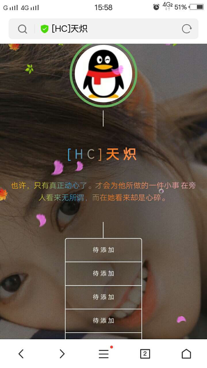 一款个人介绍html引导页源码