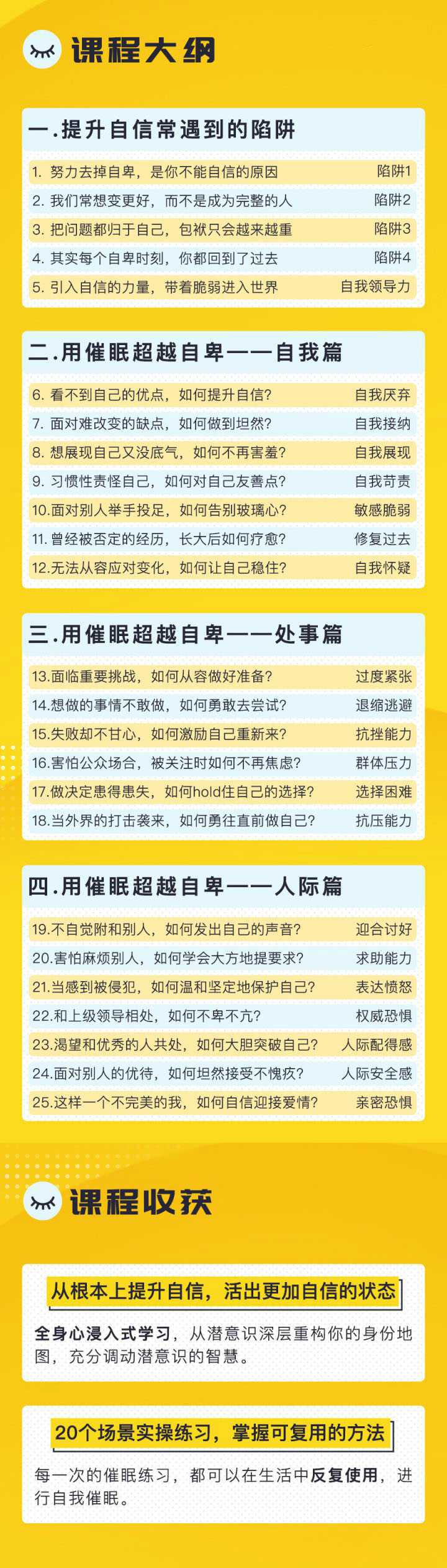 在潜意识中，根植一个自信的你